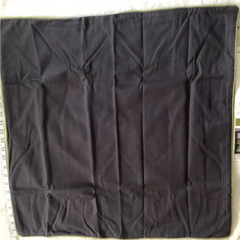 Mitchell Gold + Bob Williams Pillow Sham*Eggplant & Kiwi Green Piping MSRP $140